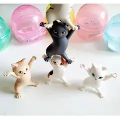 猫 ねこ 小物置き 置物 雑貨 フィギュア 韓国 5個セット ガチャガチャl