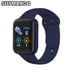 スマートウォッチ Y68s スポーツブレスレット(Dark Blue)