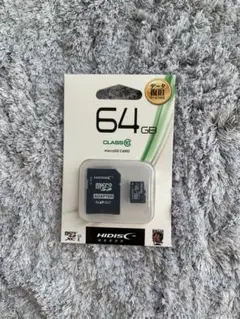 HIDISC 64GB MicroSDカード Class 10