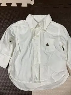 babyGap ホワイト ボタンダウンシャツ　80