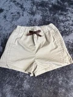 ベージュ ゴムウエスト ショートパンツ［送料込み］