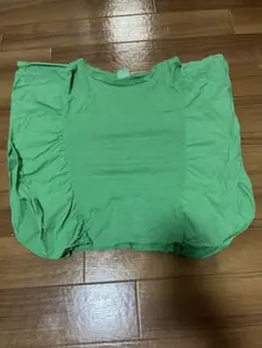 ZARA グリーン フリル Tシャツ　152