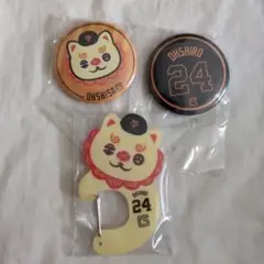 エニマイくじ ジャイアンツ オオシーサー 缶バッジ