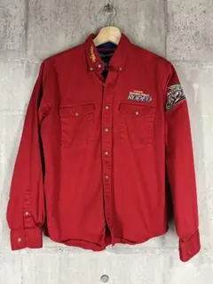 Wrangler ウエスタンシャツ 赤　メンズSサイズ相当