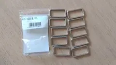 金属製バックル シルバー30mm 10個セット