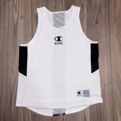 Champion バスケ タンクトップ メッシュ ホワイト L