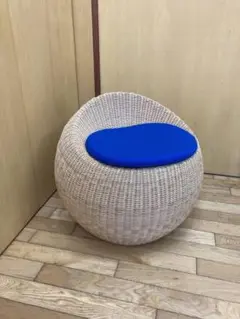 美品　ヤマカワラタン　スツール　ラタン家具　藤　山川ラタン