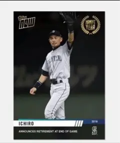 2019 topps now MOY イチロー 引退