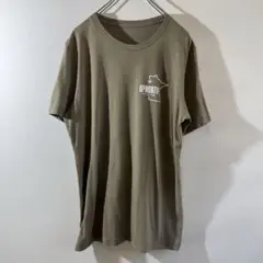 T-2 UPNORTH Pizza Pub Tシャツ オリーブ L相当