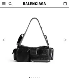 チ*ト様 【早い者勝ち】BALENCIAGA Superbusy ラージスリング ホワイト の ウィメンズ Superbusy ラージ スリングバッグ