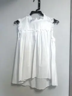 新品同様美品　ランバンオンブルー　ノースリーブ　トップス　チュニック