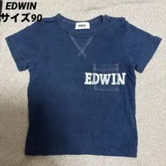 EDWIN デニムTシャツ サイズ90 胸ポケット付き