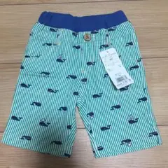 3can4on くじら柄ハーフパンツ90