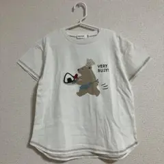 SLAP SLIP くま シェフ 半袖 Tシャツ オフホワイト 120 新品