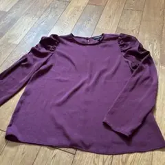 BANANA REPUBLIC バーガンディ 長袖シャツ L