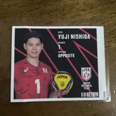 西田有志選手 ステッカー