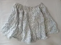 花柄 フレア ショートパンツ 花柄 小花 ナチュラル 森ガール 夏 ズボン M