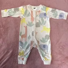 H&M 動物柄ロンパース 6M
