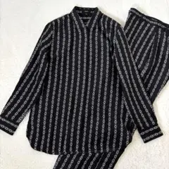 ✨️極美品✨️ Theory シルク100% シャツ セットアップ 総柄 サイズＳ