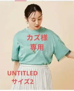 UNTITLEDアンタイトル　チュールドッキング プルオーバーTシャツカットソー