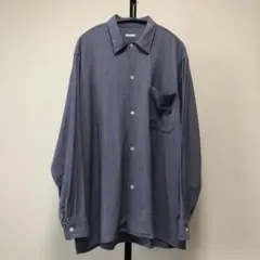 20aw 試着のみ サイズ3 ヴィスコースオープンカラーシャツ comoli