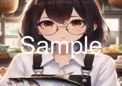 A4サイズアートポスター 1点もの 美女ポスター最高品質 D-ZC-４