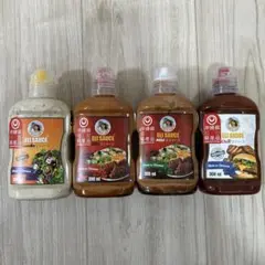 ELI SAUCE 4本セット 各180ml(マイルド、ホット、チリ、レモン)