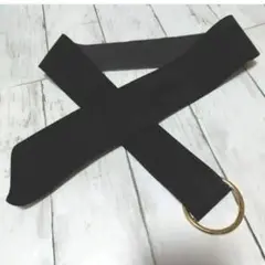 美品！リゼクシー/RESEXXY サークルベルト(ブラック)黒スウェード