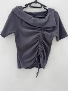 AZUL By moussy ニットトップス グレー