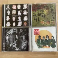 SUM 41・BON JOVI・AEROSMITH CD 4枚セット