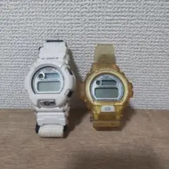 G-SHOCK ホワイト＆クリアイエロー 腕時計セット