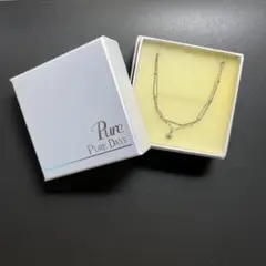 PURE DAYS ブレスレット シルバー 2連