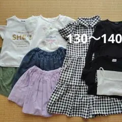 130 女の子　夏服　まとめ売り　バイラビ　ラブトキ　メゾピアノ　他