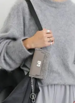 新品 グッドグリーフ ボアコンパクトケース GOOD GRIEF! チェーン