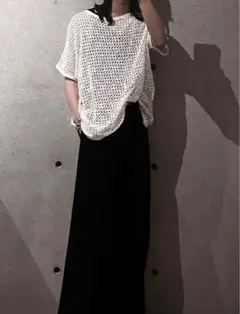 90s vintage usa製 mesh knit