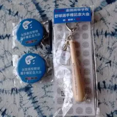 第１００回全国高等学校野球選手権大会金足農業高校 キーホルダー・バッジセット