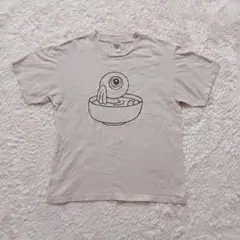 ゲゲゲの鬼太郎 目玉のおやじ Tシャツ 半袖カットソー ビックプリント コットン
