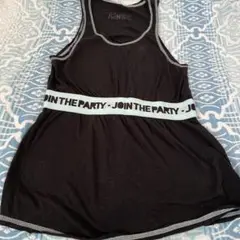 Zumba タンクトップ 黒 JOIN THE PARTY
