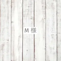 M様　専用