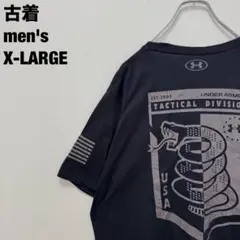 古着 アンダーアーマー Tシャツ Tactical Division 黒 XL