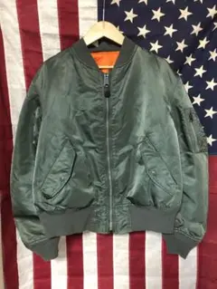 90s USA製 ALPHA アルファ MA1 フライトジャケット L