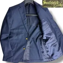 Southwick ボルドーと青のチェック テーラードジャケット Southwick ボルドーと青のチェック テーラードジャケット - メルカリ