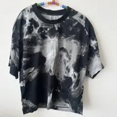 Reebok アブストラクトパターン Tシャツ M/XS
