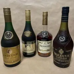お値下げ ナポレオン3本 ヘネシー1本 古酒 コニャック
