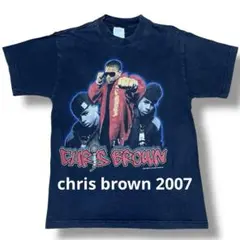 クリスブラウン 2007 コピーライト ラップTシャツ chris brown
