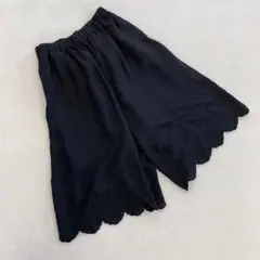 E hyphen world gallery HARU パンツ 黒 ブラック
