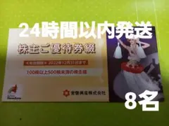 2022年 12月31日 常磐興産 株主優待券 スパリゾートハワイアンズ入場券8