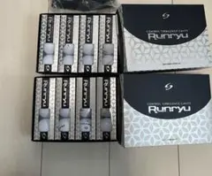 Runryu ゴルフボール ホワイト 12球入り