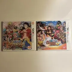 3DS ワンピース 2本セット ワンピース 超グランドバトル!X