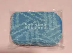 バーニーズニューヨーク ポーチ デニムフリンジ柄